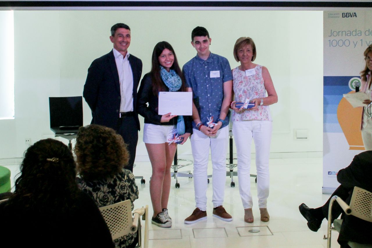 Representantes de 3º de la ESO del Colegio Salesianos Deusto en Bilbao