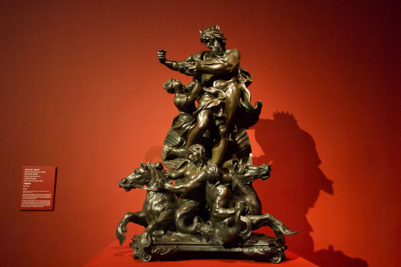 En la muestra también podrán verse esculturas de Bernini, Algardi, Duquesnoy y Fisher von Erlach.
