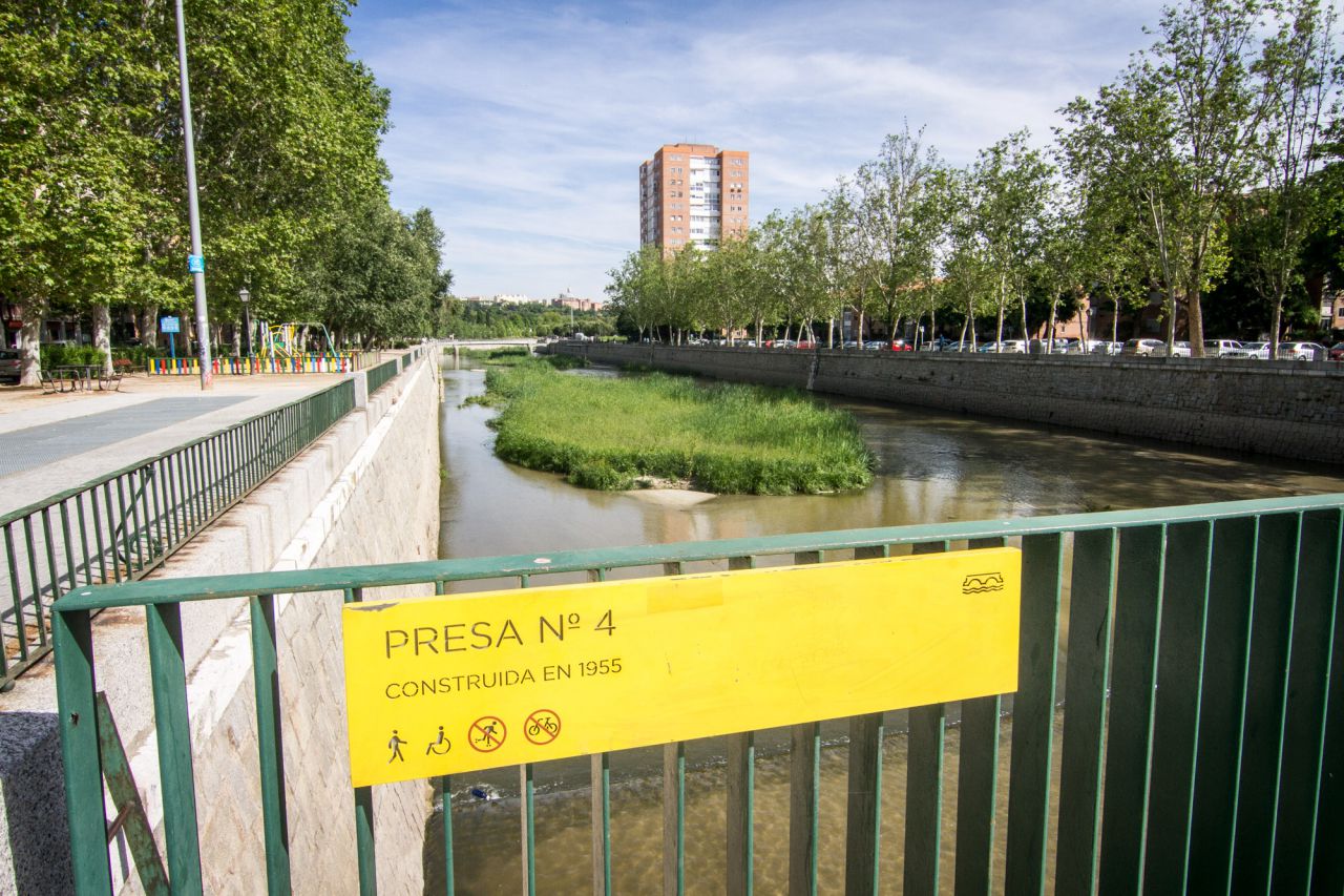 Presa número cuatro del río Manzanares.