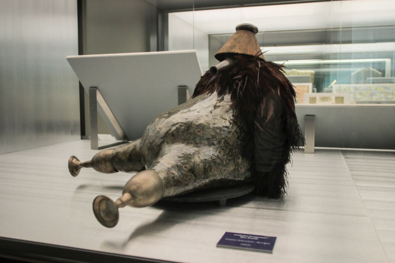 Otro de los los artilugios bosquianos realizados con materiales de desecho.
