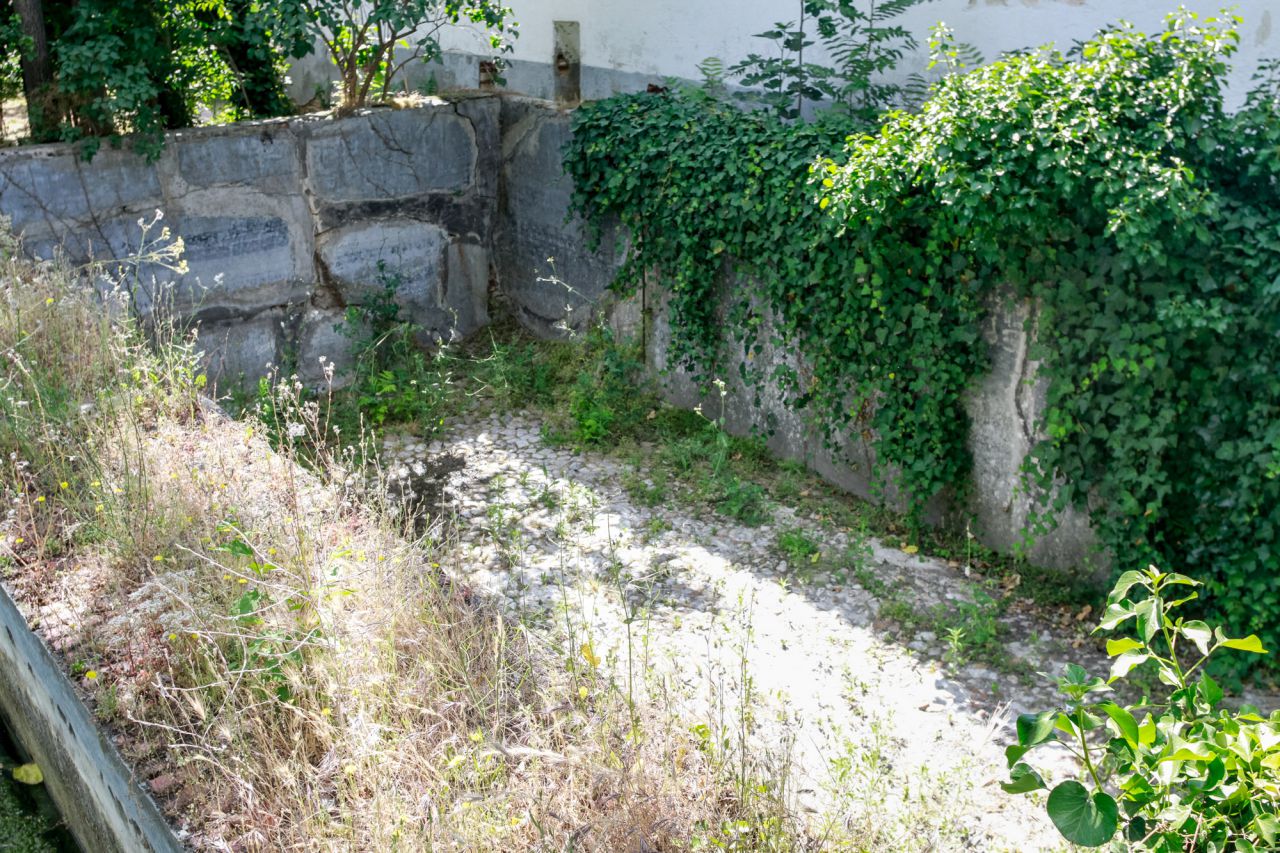 Piscina para bañar a los caballos.