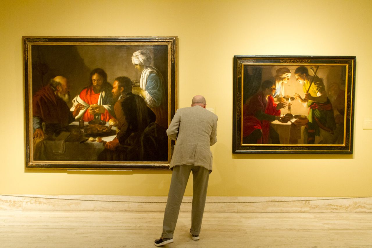 La cena de Emaús y Esaú vendiendo su primogenitura de Hendrick ter Brugghen.