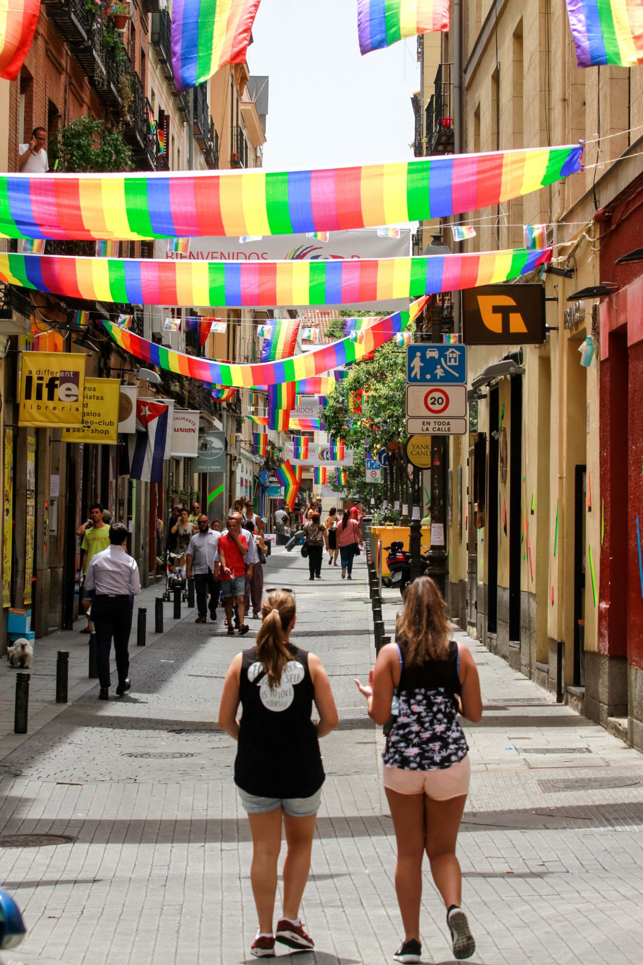 El barrio de Chueca, epicentro de la celebración de la fiesta del Orgullo LGTB
