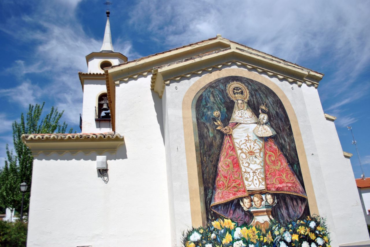 Trampantojo en la iglesia de Covadonga