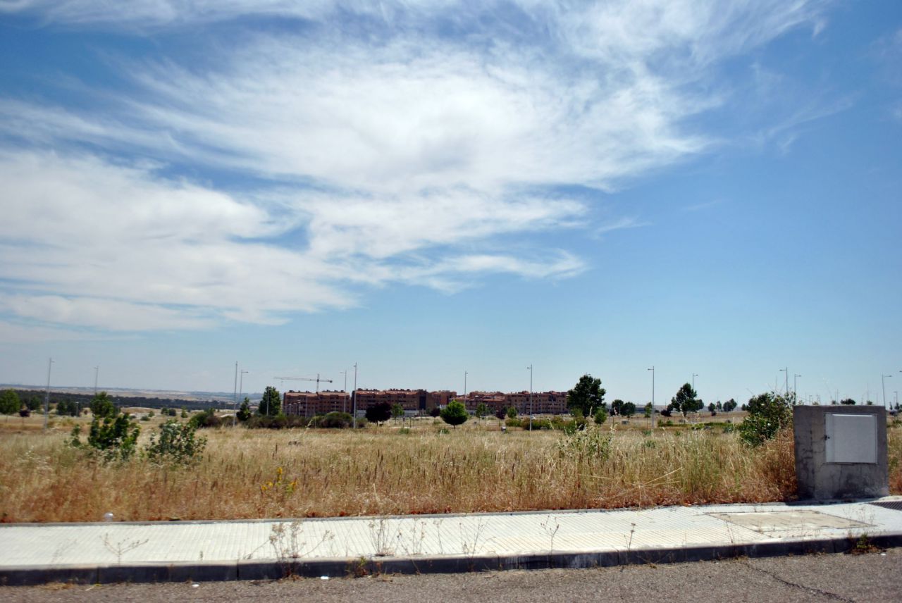 Uno de los barrios de nueva construcción, totalmente aislados