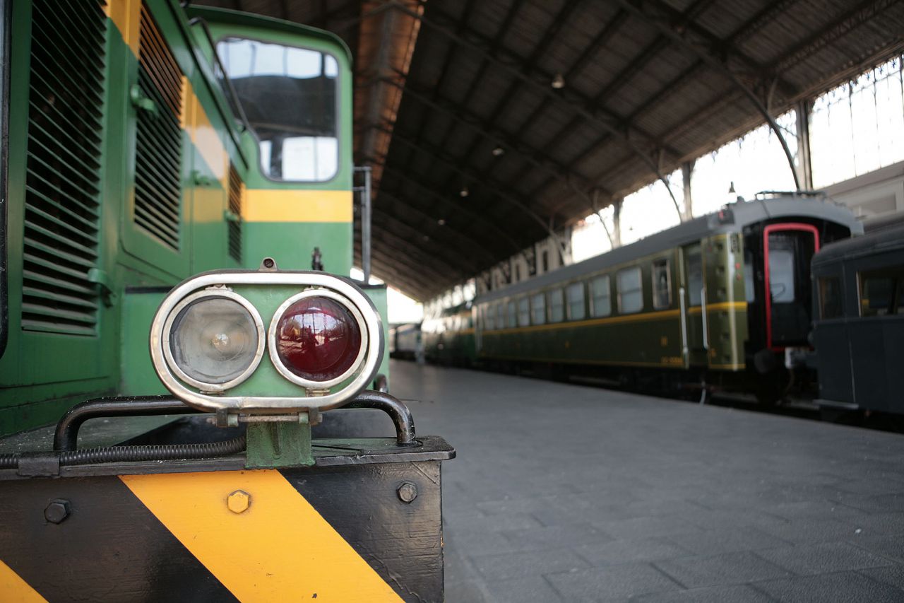 Locomotora de maniobras 10.601 de origen inglés.