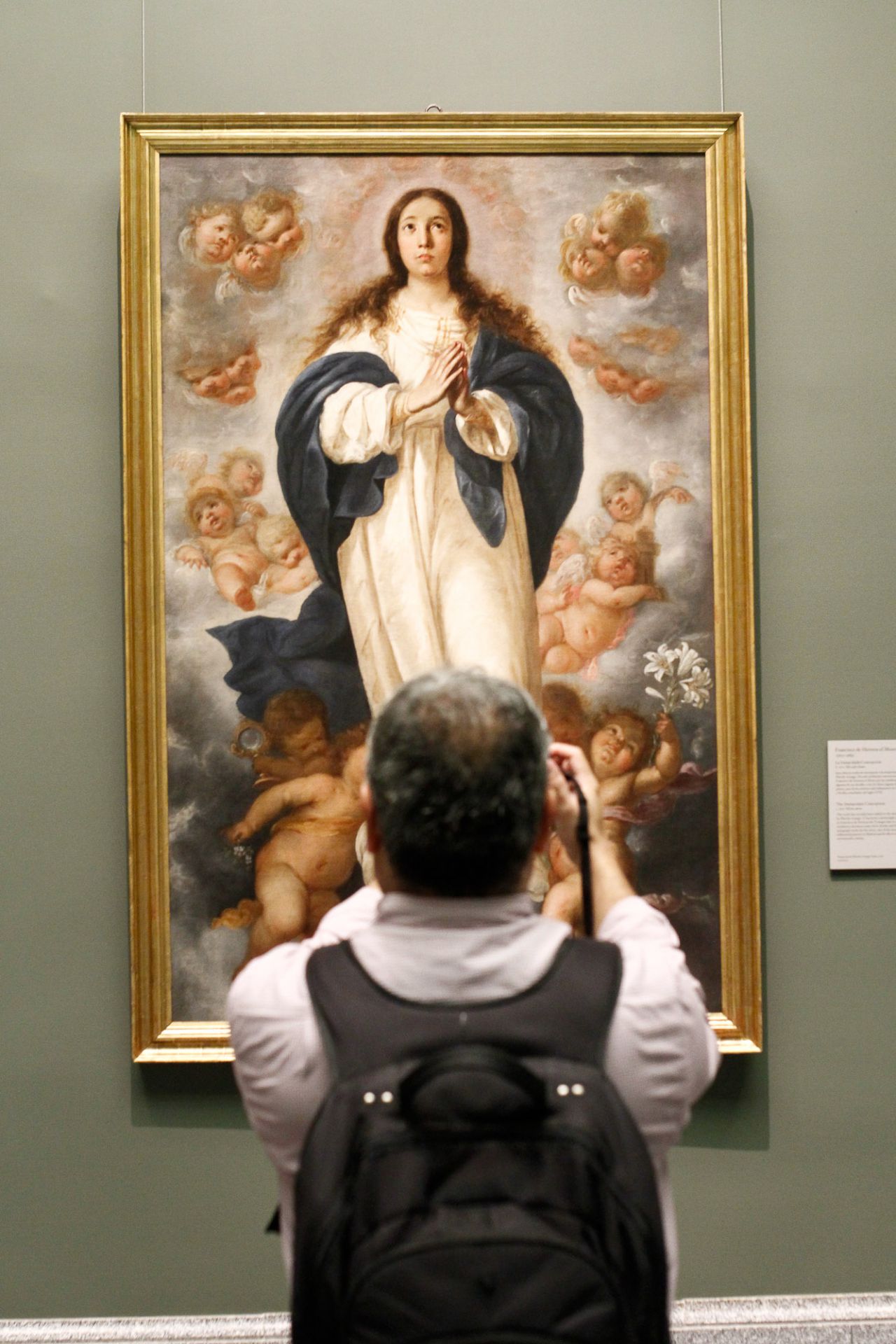 La Inmaculda Concepción de Francisco Herrera el Mozo. Óleo sobre lienzo de 1670.