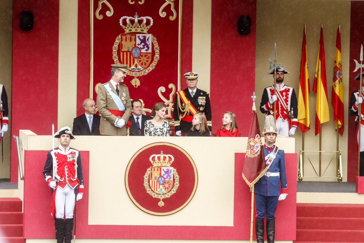 Los Reyes presiden el acto central del Día de la Fiesta Nacional 