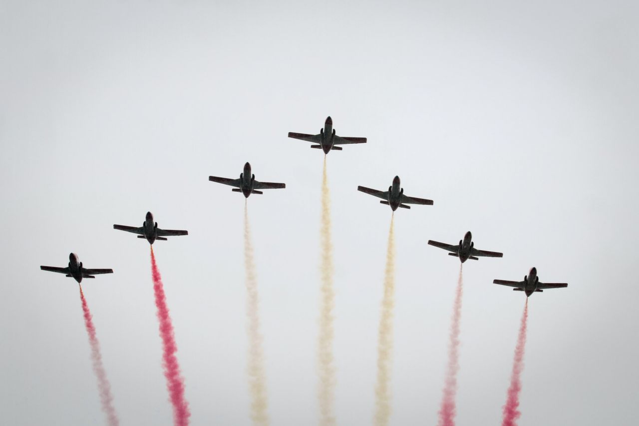 Desfile aéreo del 12 de Octubre