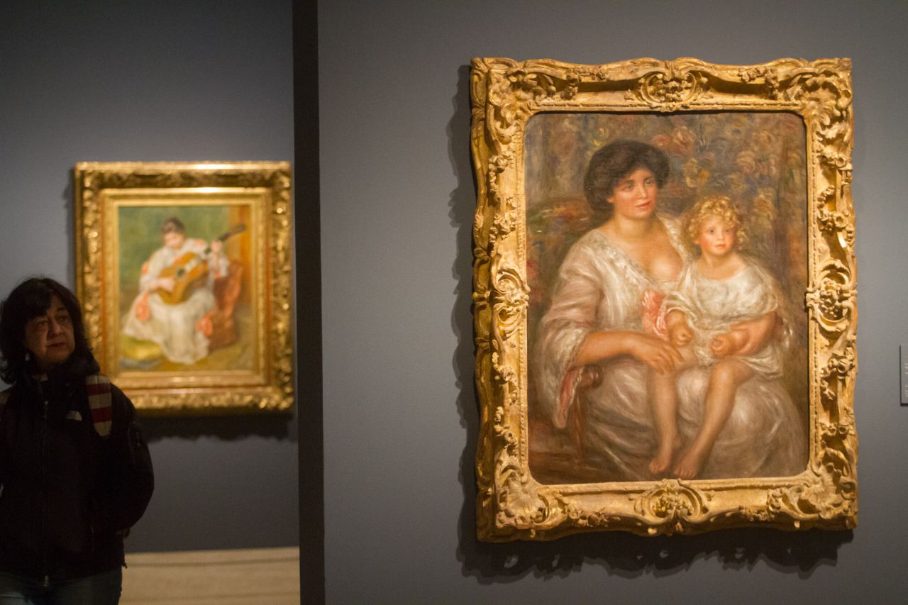 La Sra. Thurneyssen y su hija   1910 Óleo sobre lienzo. 100 × 81 cm Buffalo, Nueva York, Colección de la Albright-Knox Art  Gallery. Fondos Generales para Adquisiciones, 1940.