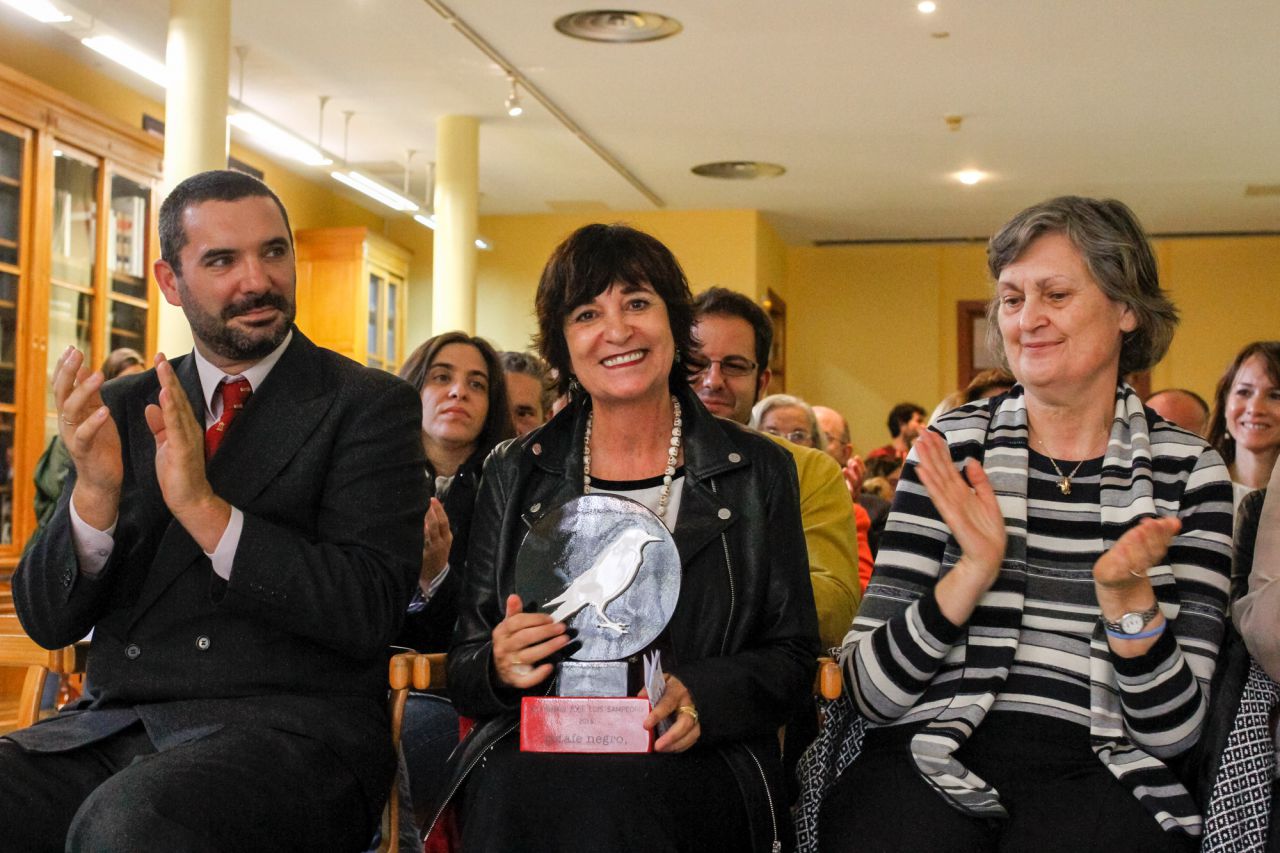 Rosa montero ha sido galardonada con el premio José Luis Sampedro.