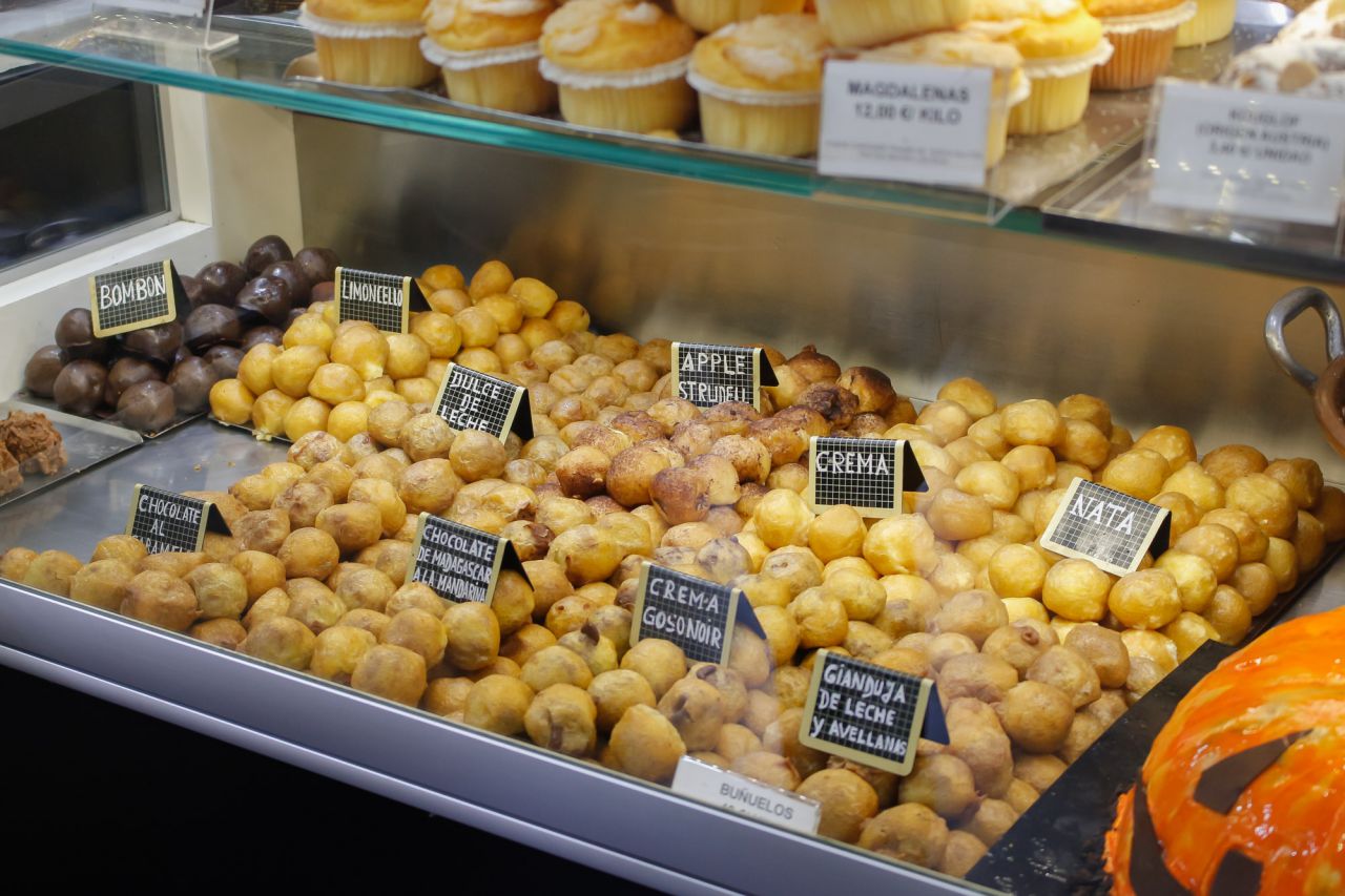 Buñuelos de la pastelería Nunos