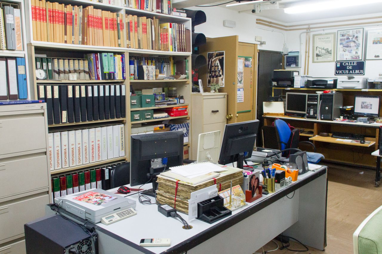 Parte del archivo del museo.