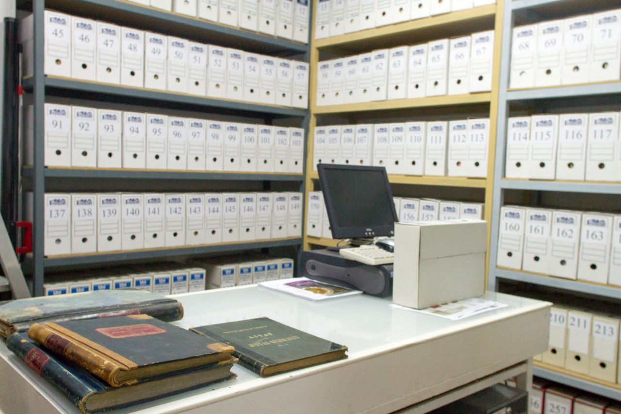 Parte del archivo del museo.