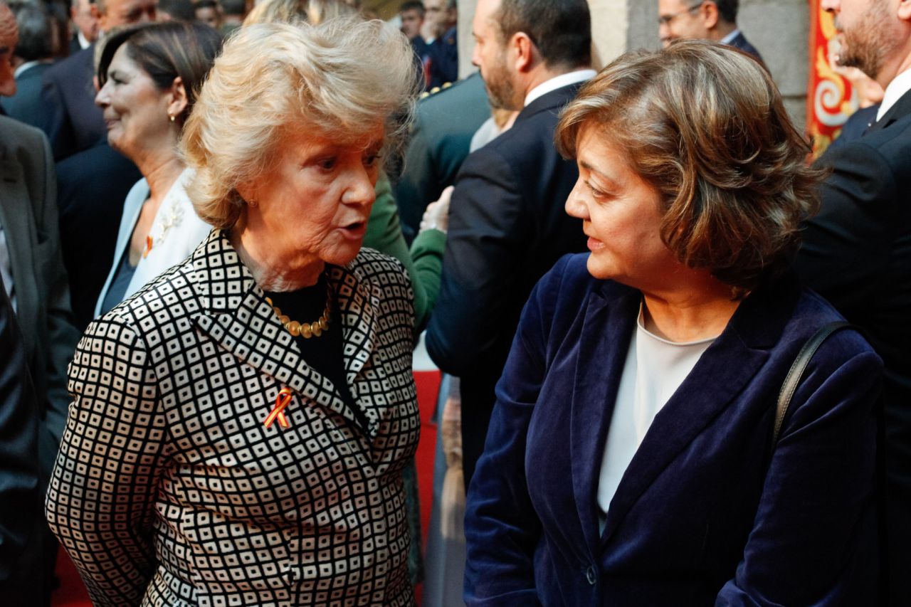 La defensora del pueblo Soledad Becerril.