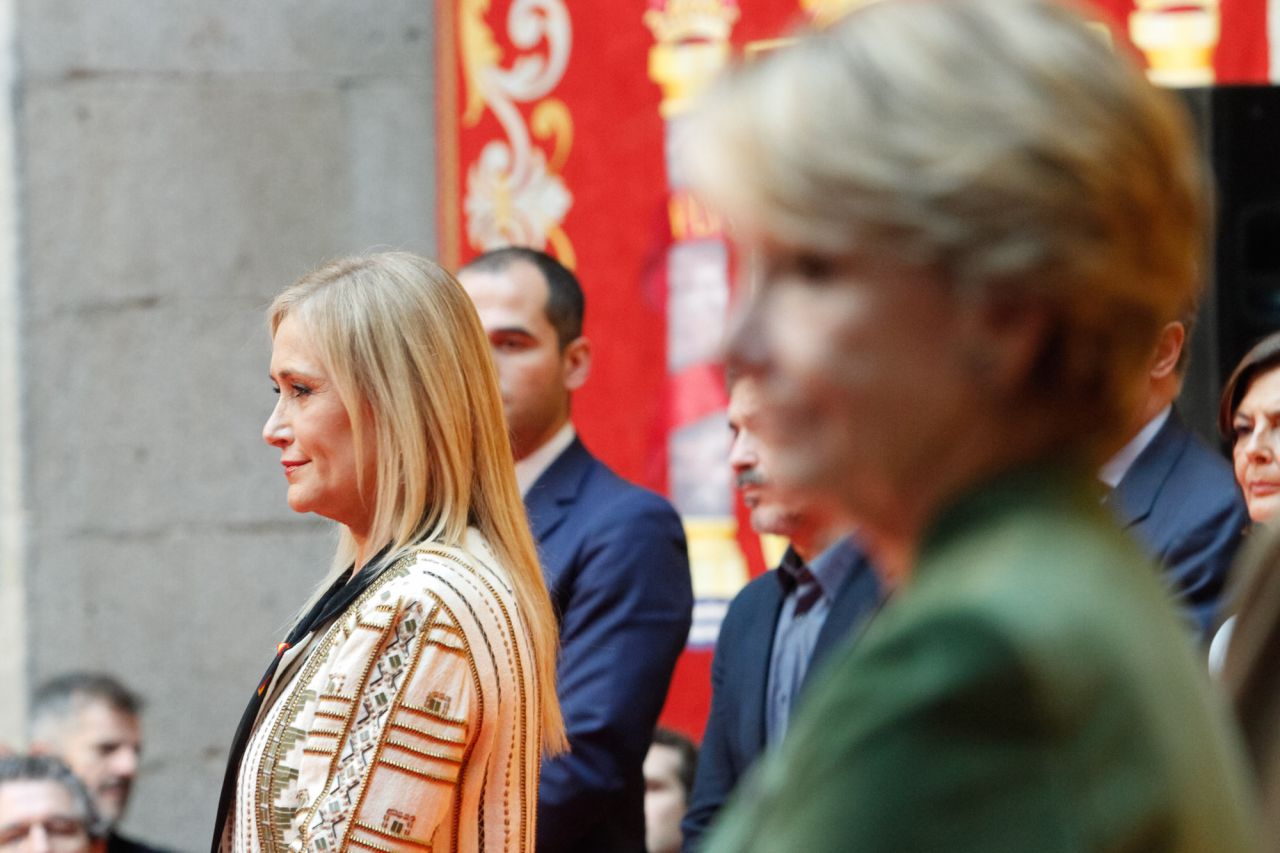 Critina Cifuentes y Esperanza Aguirre.