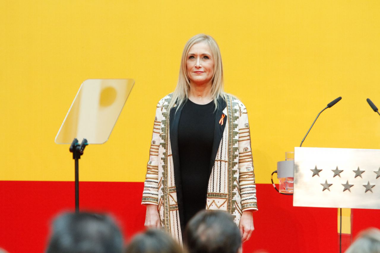 Cristina Cifuentes presidenta de la Comunidad de Madrid.