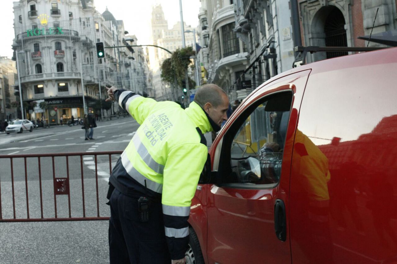 Los ejes principales de Madrid cierran al tráfico por Navidad.