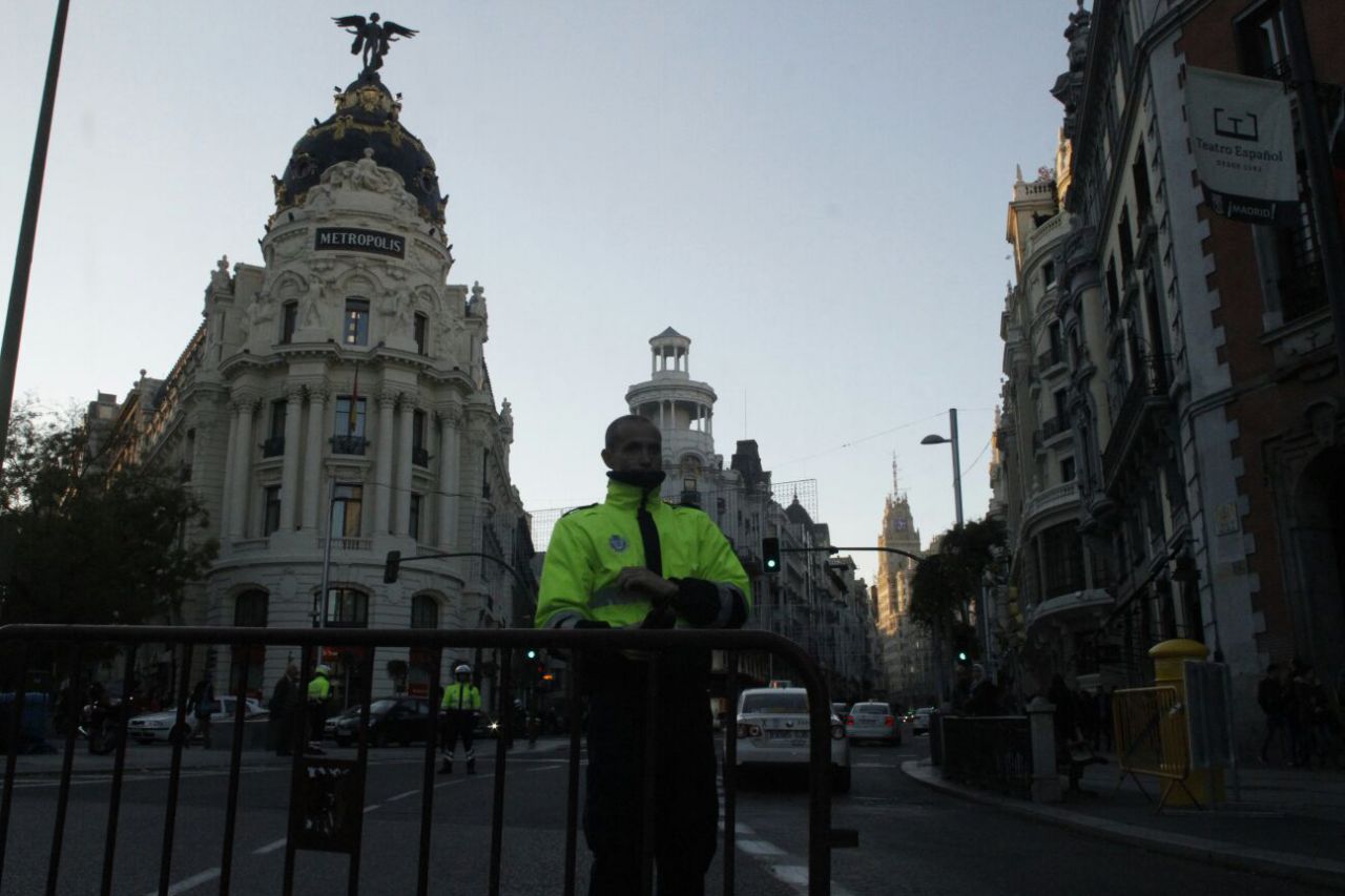 Los ejes principales de Madrid cierran al tráfico por Navidad.