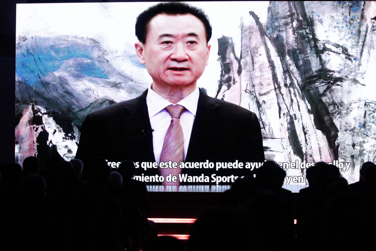 El empresario chino Wanda.