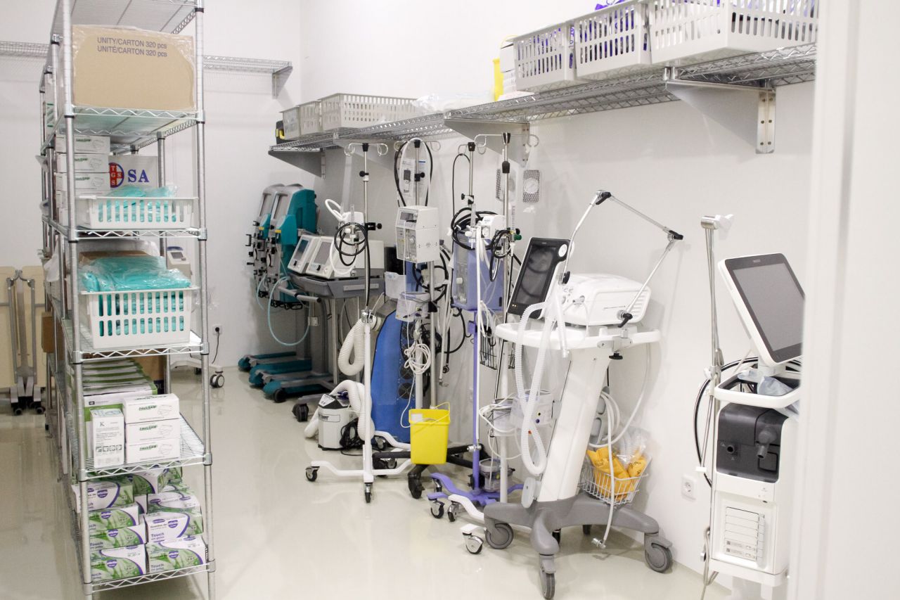 Unidad de Cuidados Intensivos (UCI) del hospital universitario infantil Niño Jesús.