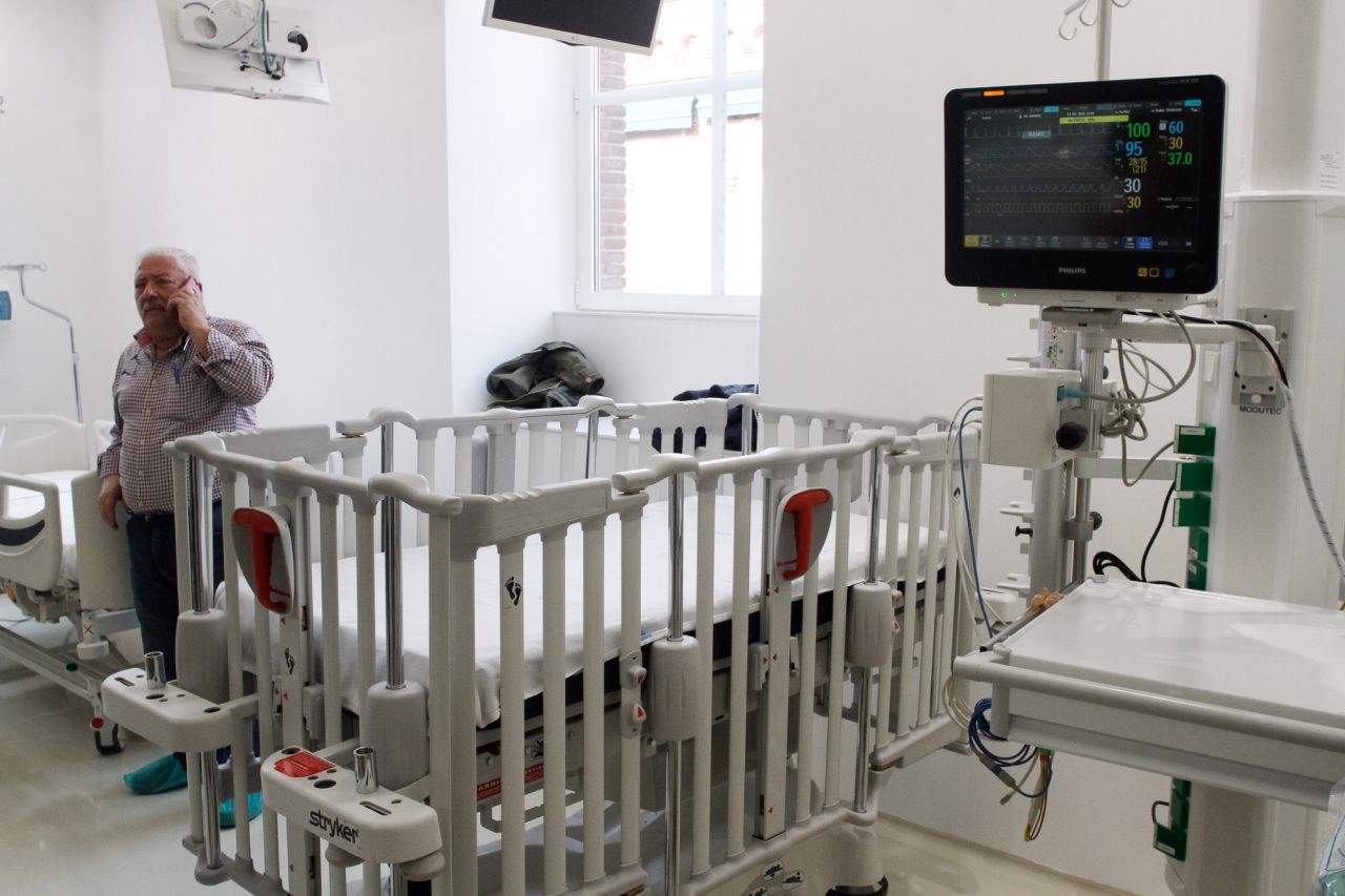 Unidad de Cuidados Intensivos (UCI) del hospital universitario infantil Niño Jesús.