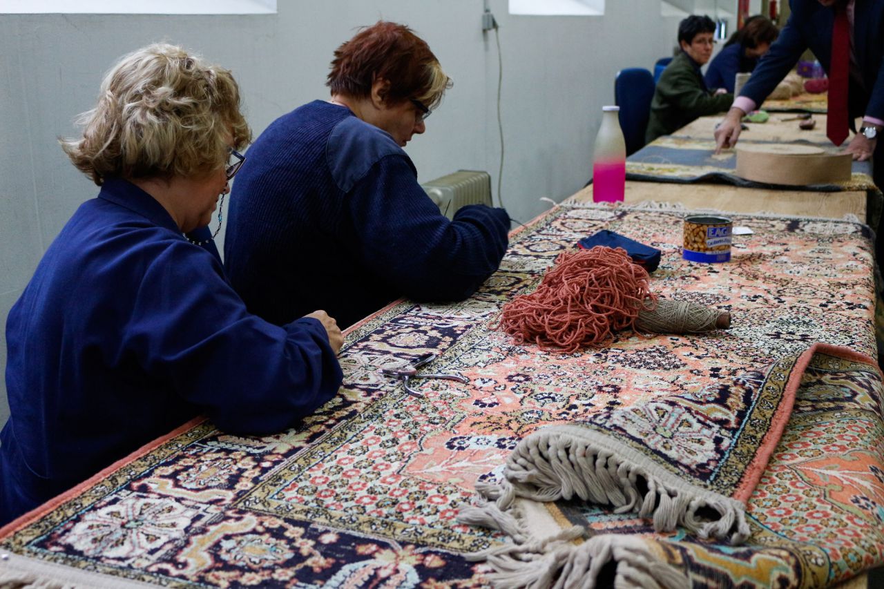 Restauración de alfombras