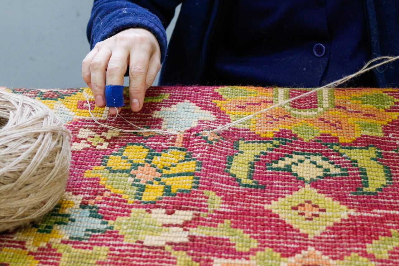 Restauración de alfombras