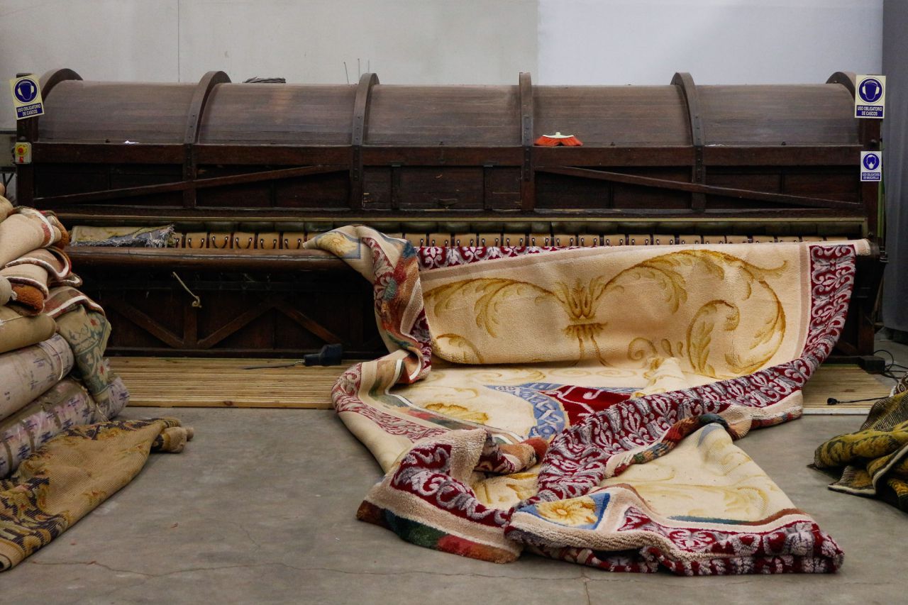 Máquina de limpieza de alfombras