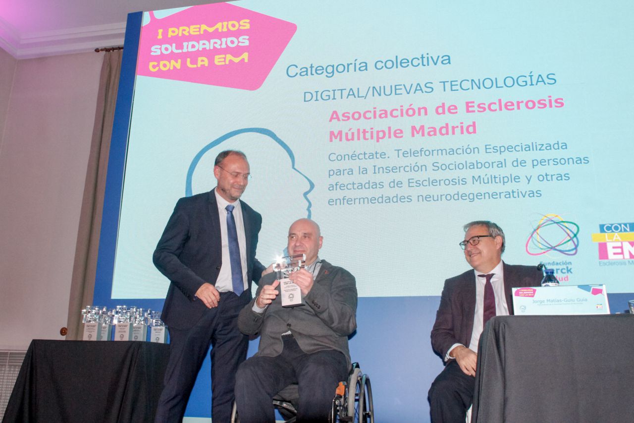 Premio en la categoría Digital/Nuevas Tecnologías a la Asociación Española de Esclerosis Múltiple.