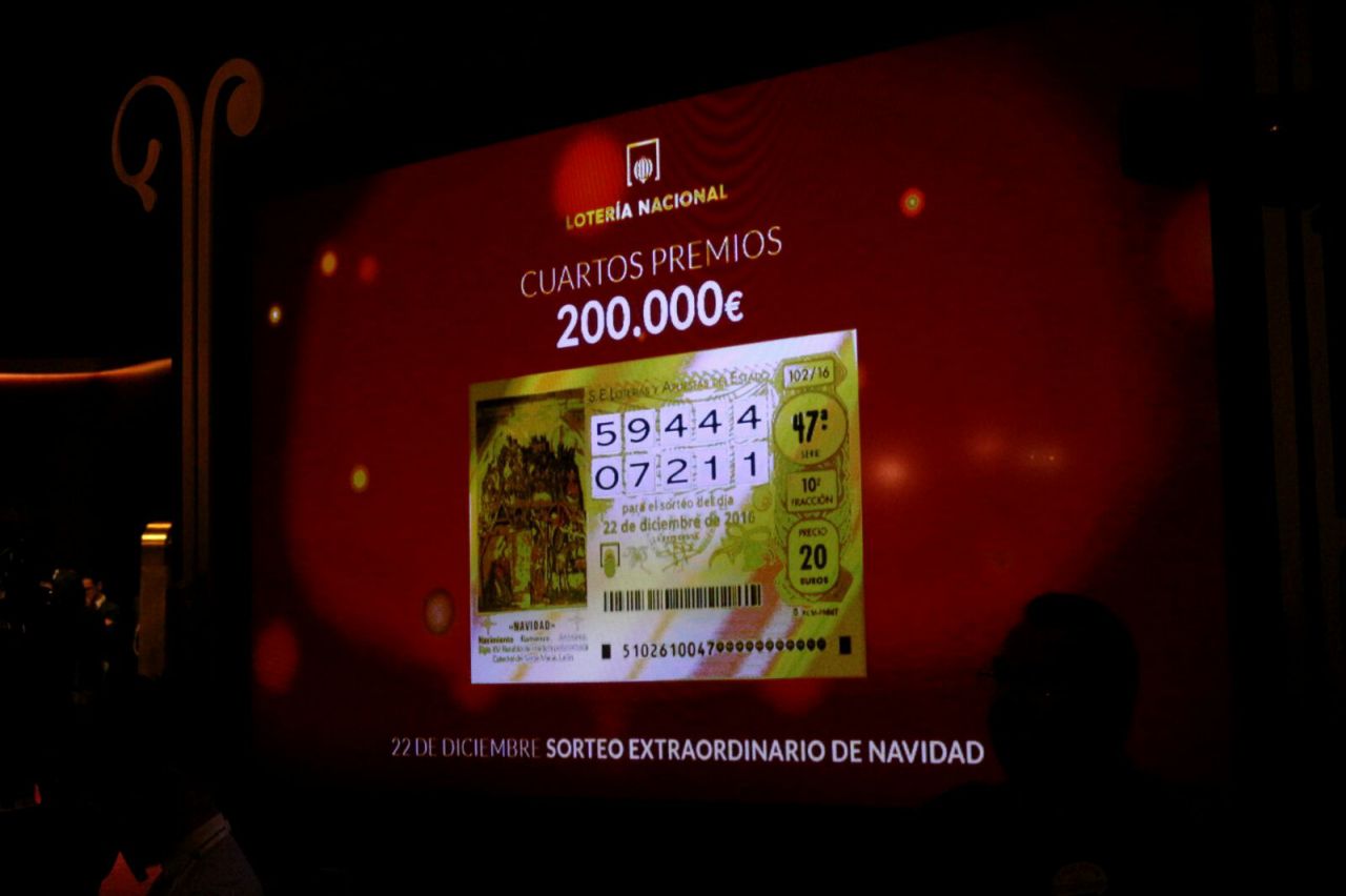 Los cuartos premios de la Lotería de Novedad 2016.