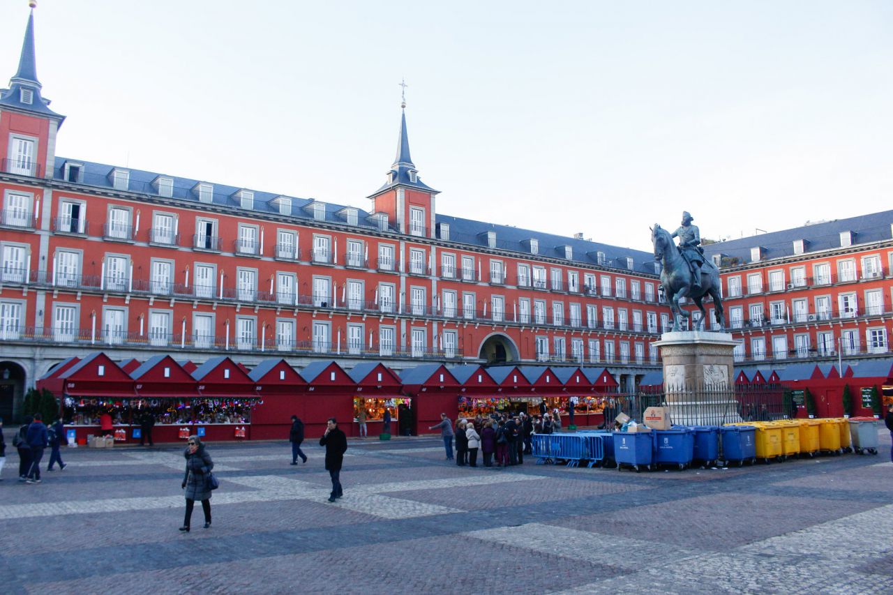 Mercadillo navideño de la Plaza Mayor