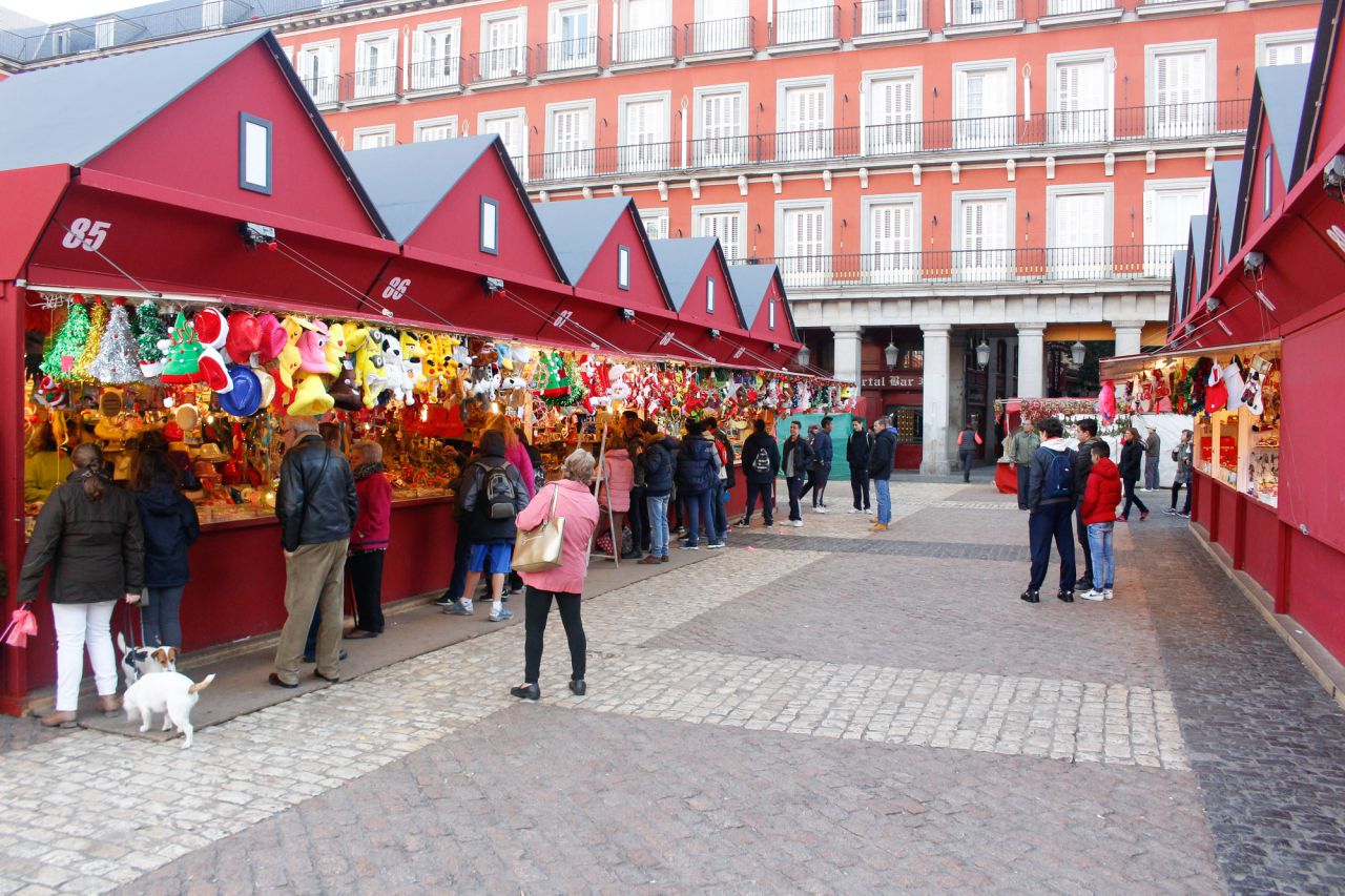 Mercadillo navideño de la Plaza Mayor