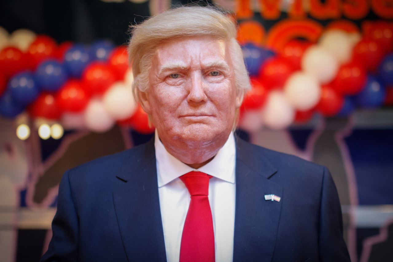 . La escultura del que será el 45 Presidente de los Estados Unidos de América ya puede verse en la galería dedicada a los Jefes de Estado en el Museo.