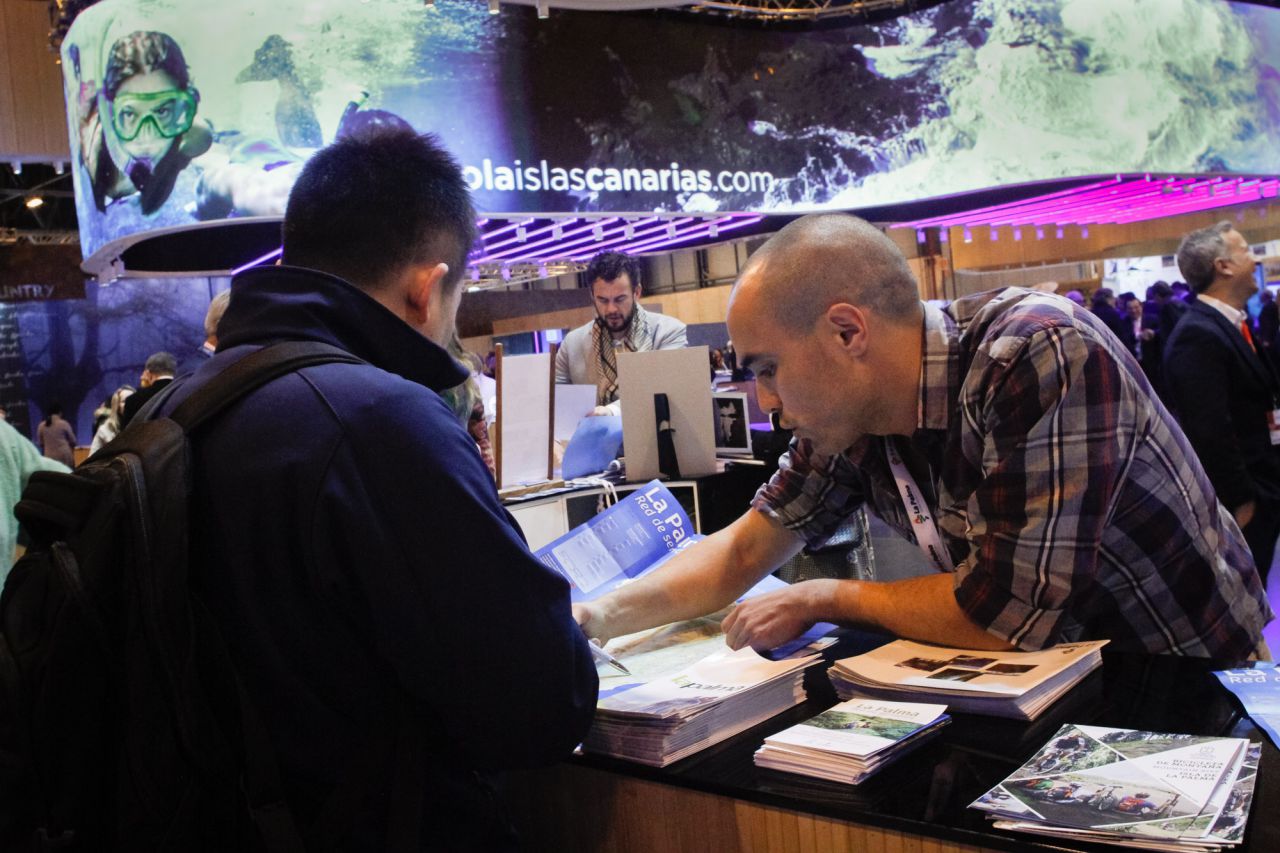 Stand de las Islas Canarias.