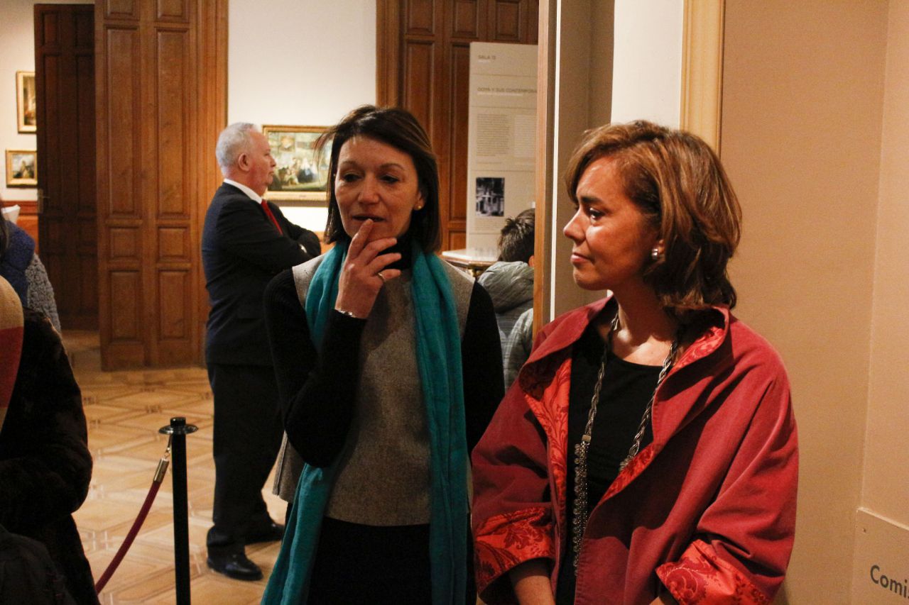 La comisaria Diana B. Wechsler y la directora del museo Lázaro Galdiano, Helena Hernando, han presentado la exposición 'Antonio Berni: entre la expedición fotográfica y la reinvención del grabado, una muestra de gabinete'. 