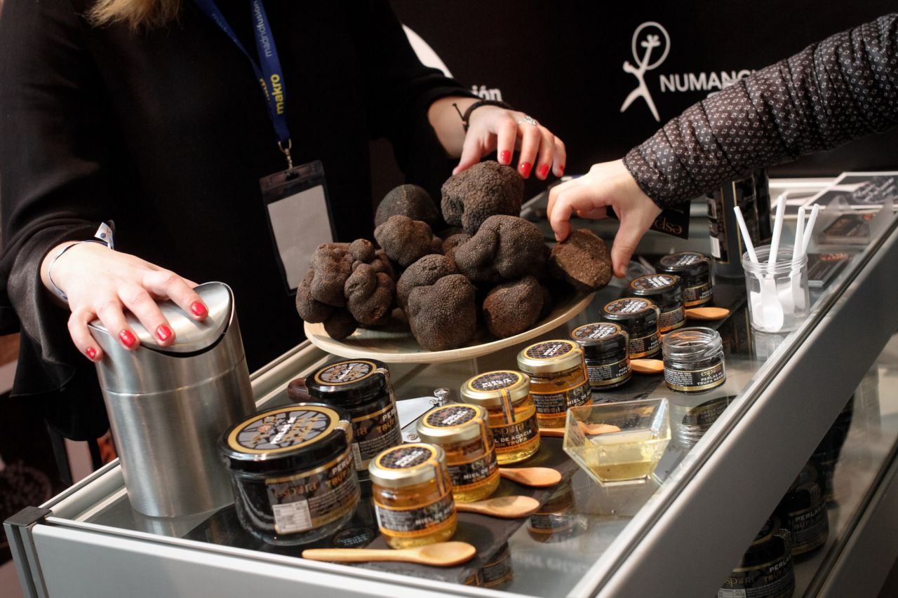 Demostración de trufas.