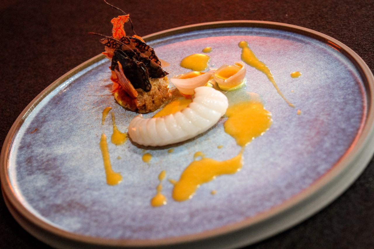 Plato del chef Jonnie Boer (De Librije, Holanda).