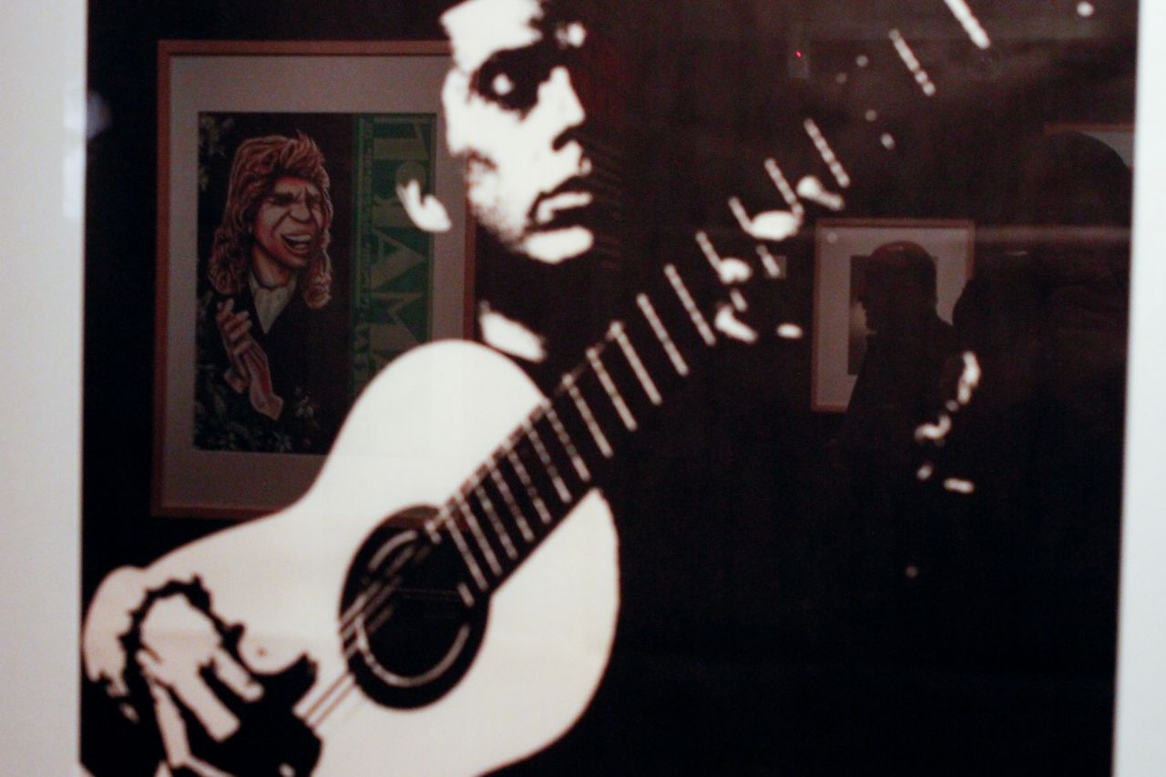 Cartel del último concierto de Camarón en el colegio mayor San Juan evangelista (El Jonny).