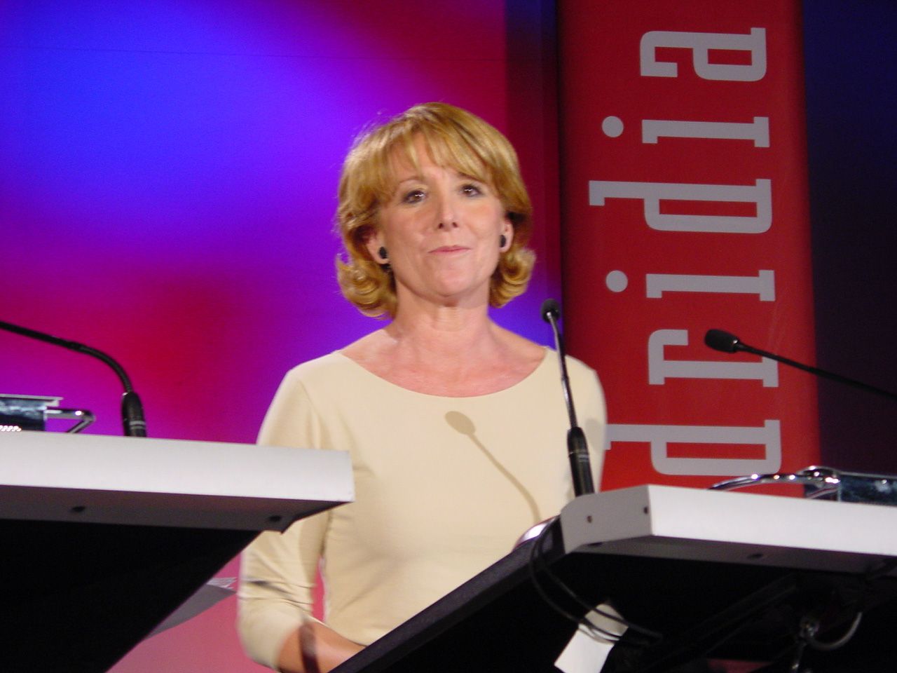 Esperanza Aguirre.
