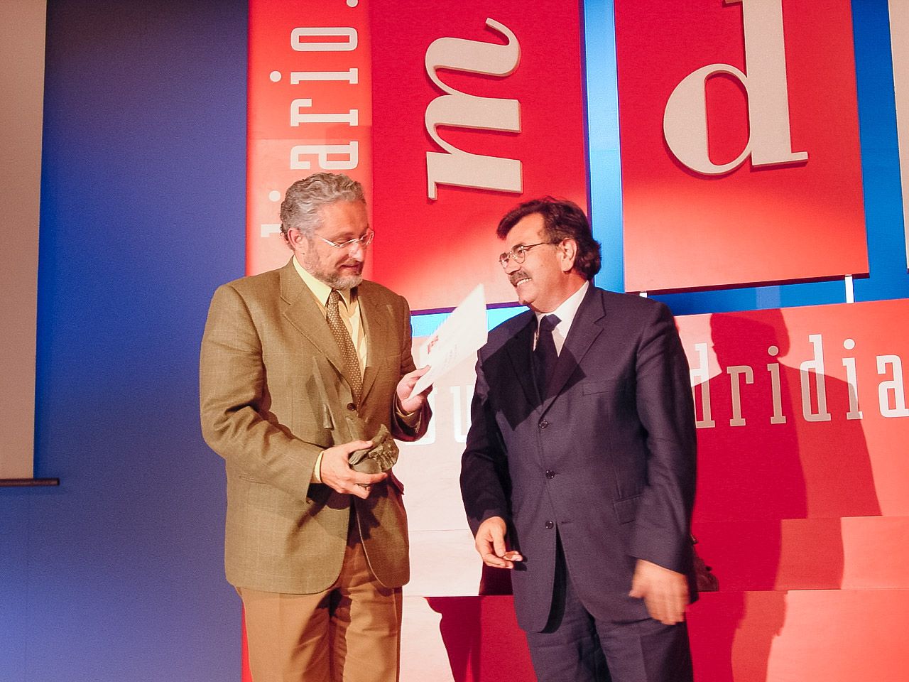 Fausto Fernández, alcalde de Rivas-Vaciamadrid, y José Luis Pérez Ráez, presidente de la FMM.