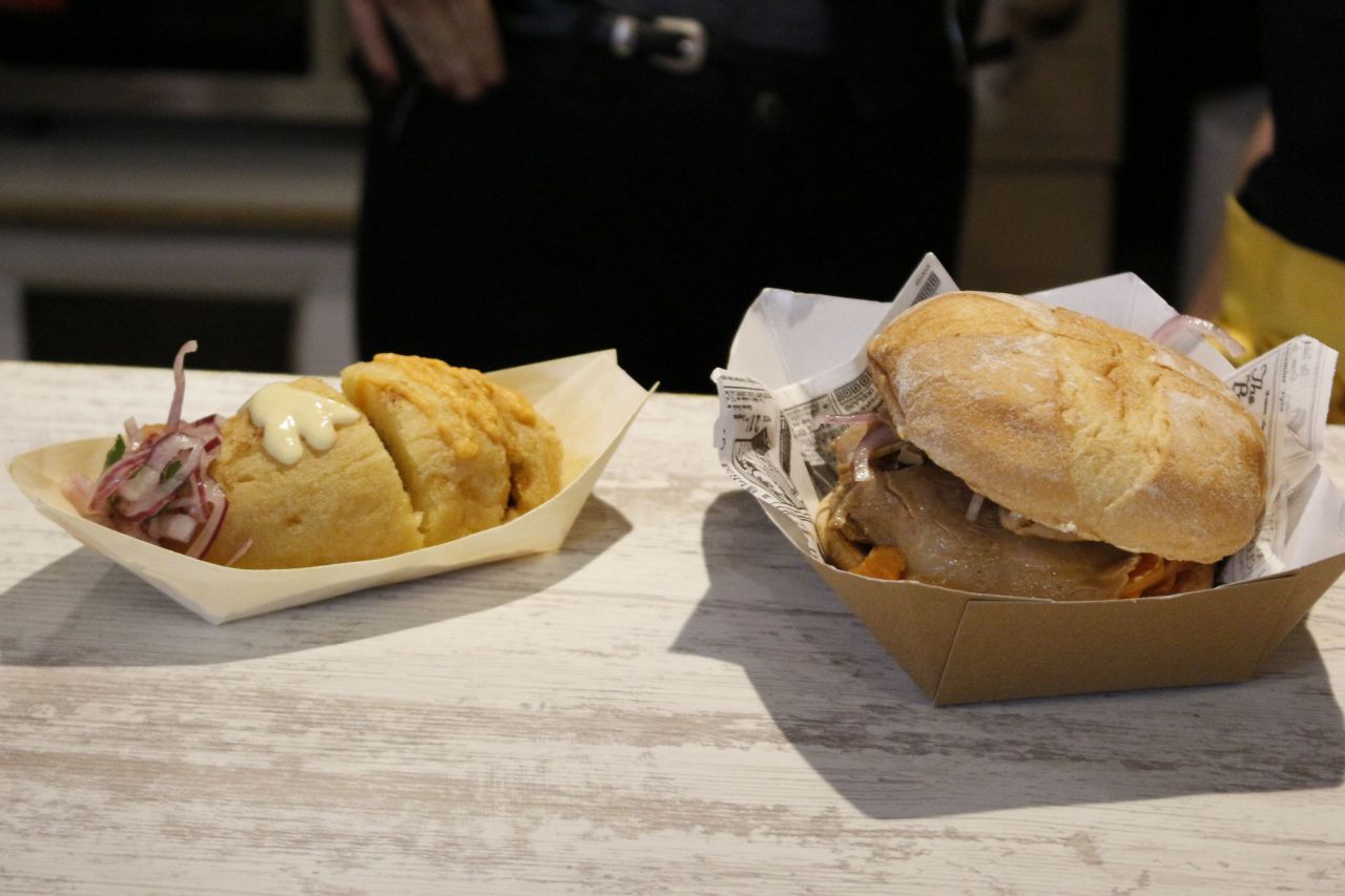 Algunas de las tapas que se pueden probar en el nuevo espacio Calle Gourmet.