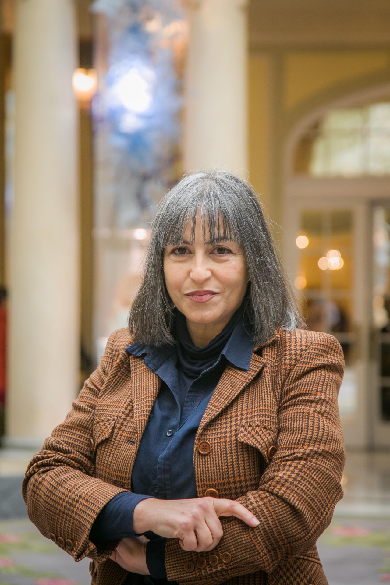 La diseñadora Carmen Pousa.