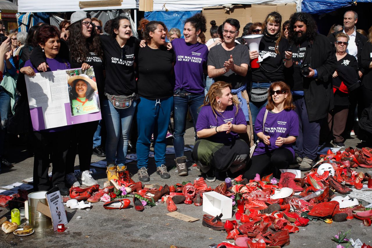 Concentración en Sol por el Día Internacional de la Mujer.
