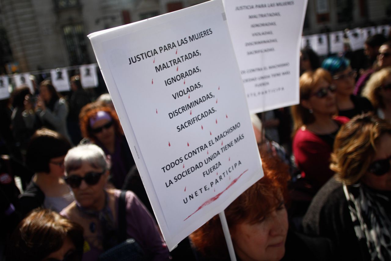 Concentración en Sol por el Día Internacional de la Mujer.