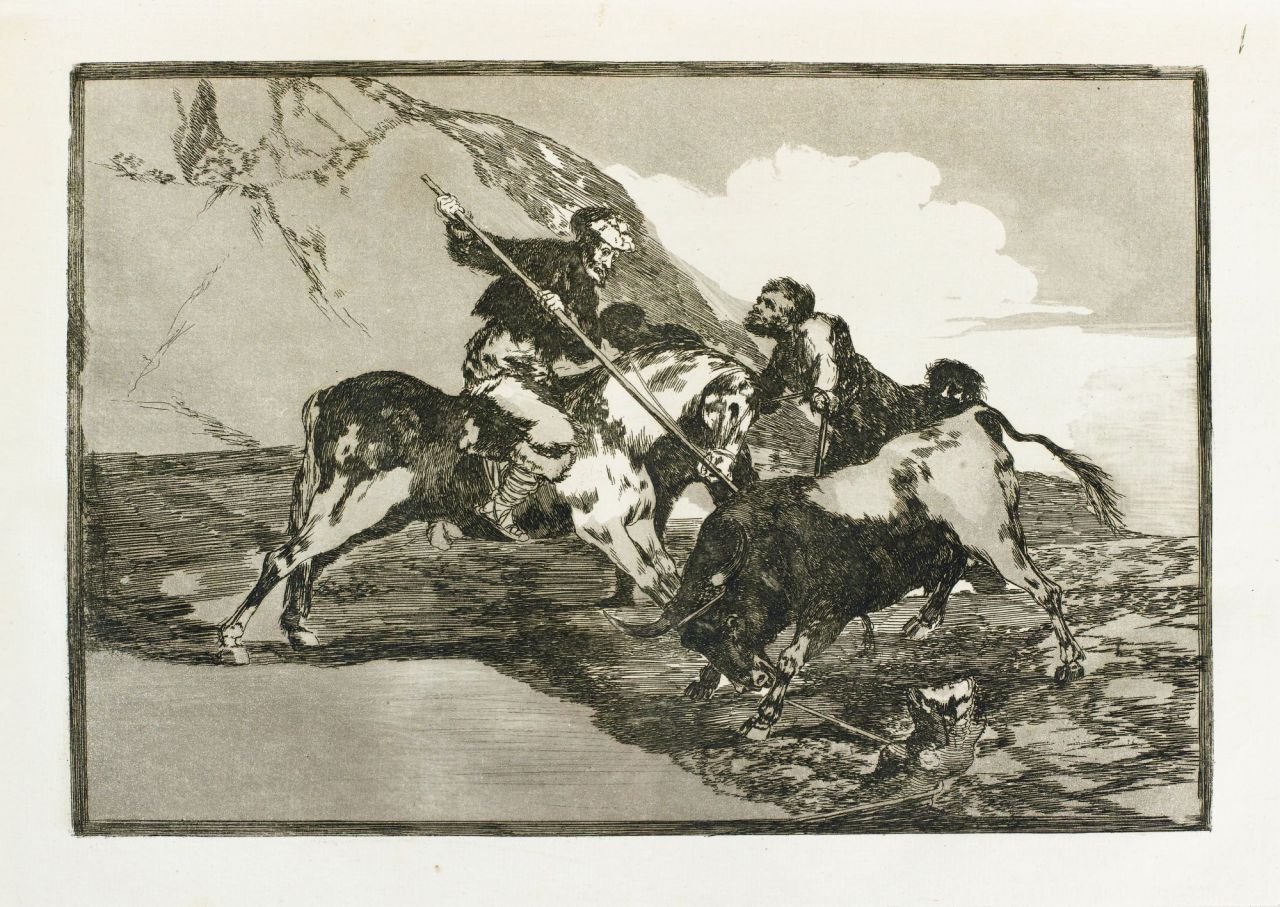 Grabados de 'La Tauromaquia' de Goya