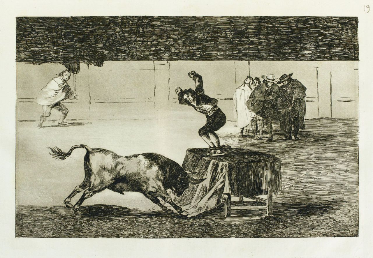 Grabados de 'La Tauromaquia' de Goya