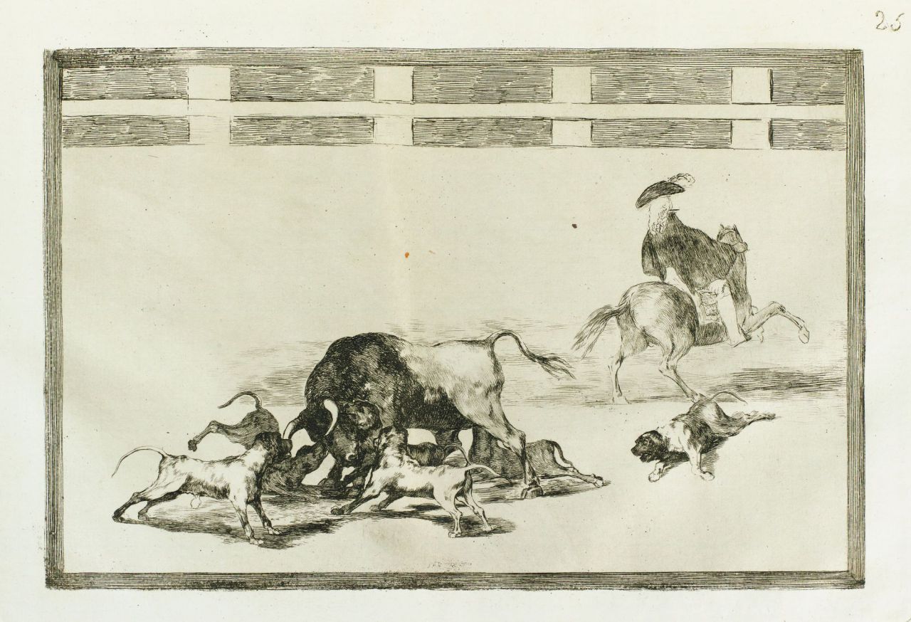 Grabados de 'La Tauromaquia' de Goya