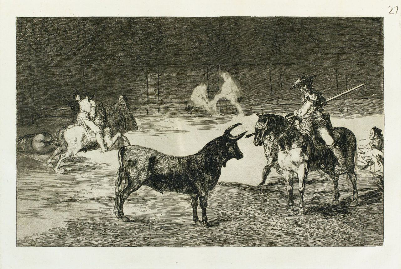 Grabados de 'La Tauromaquia' de Goya