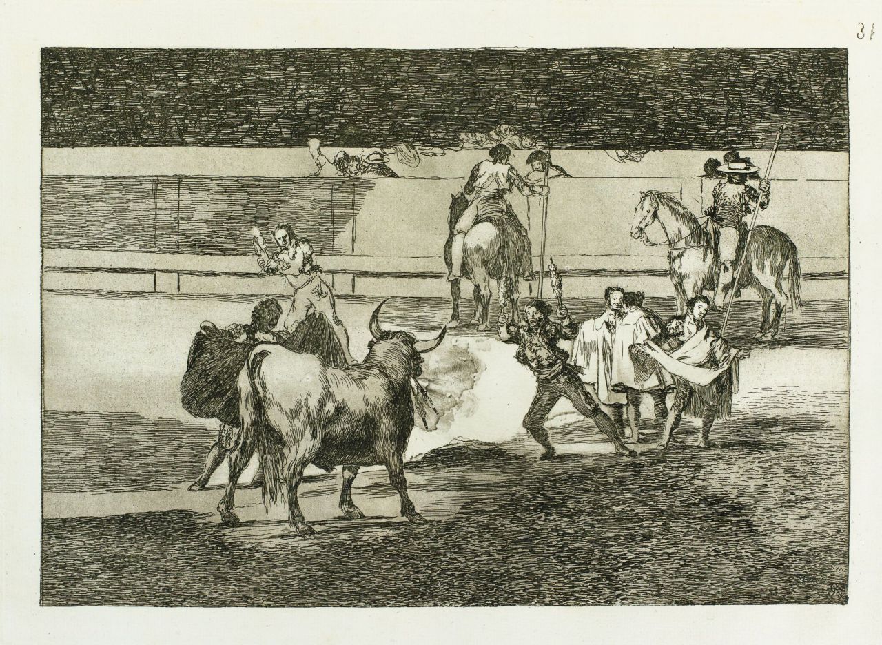Grabados de 'La Tauromaquia' de Goya
